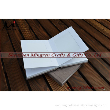 6x8 Cloth Fabric Linen Matted Slip-in Photo Album